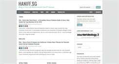 Desktop Screenshot of haniff.sg