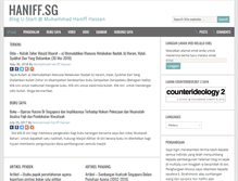 Tablet Screenshot of haniff.sg